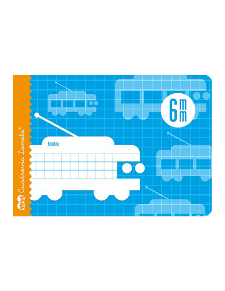 LIBRETA 4º 16H 70G CUADROVIA 6MM